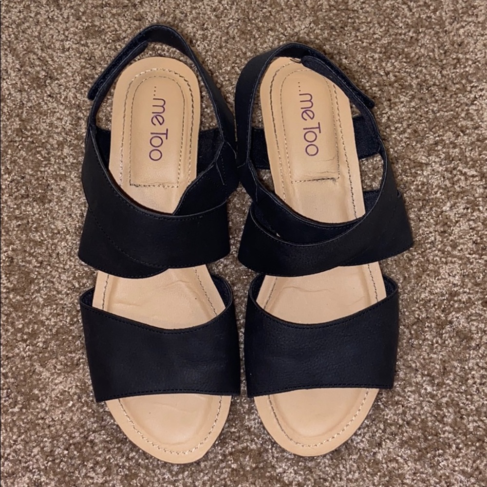 Me too Casual Wedge Black size 9